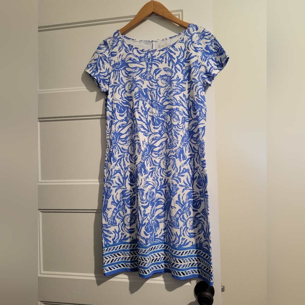 Lilly Pulitzer Blue and White Dress